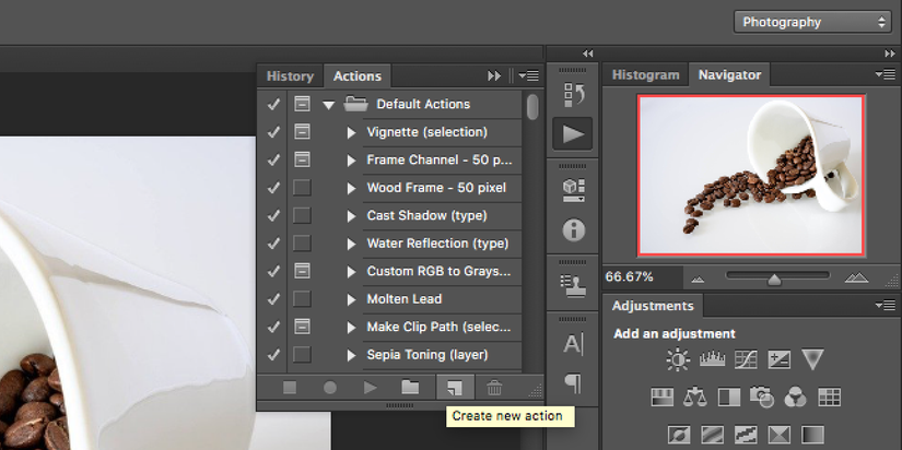 photoshop add borders to image