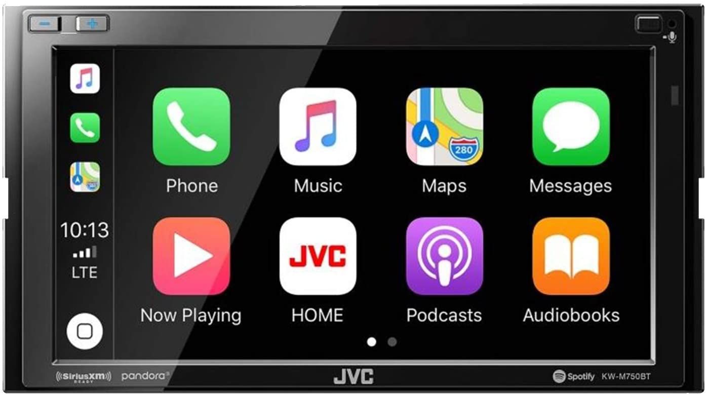 JVC KWM75BT display apps