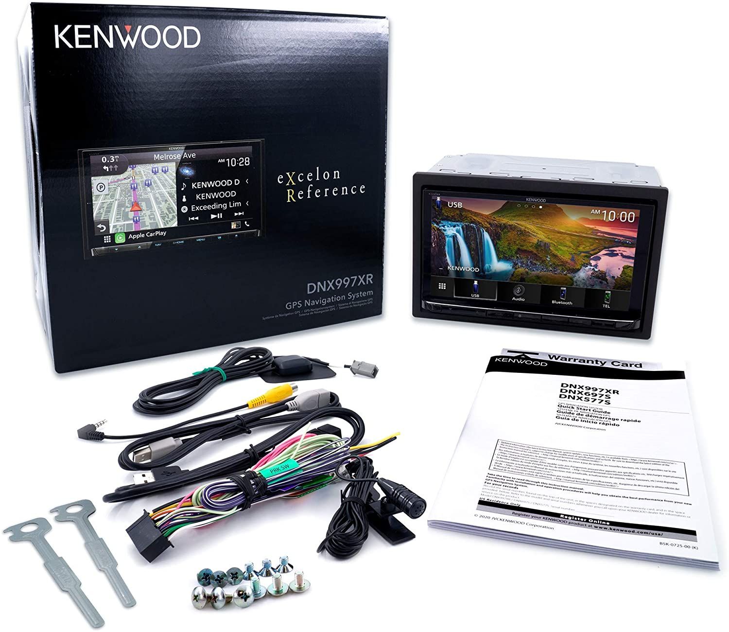 Kenwood Excelon DNX997XR box contents