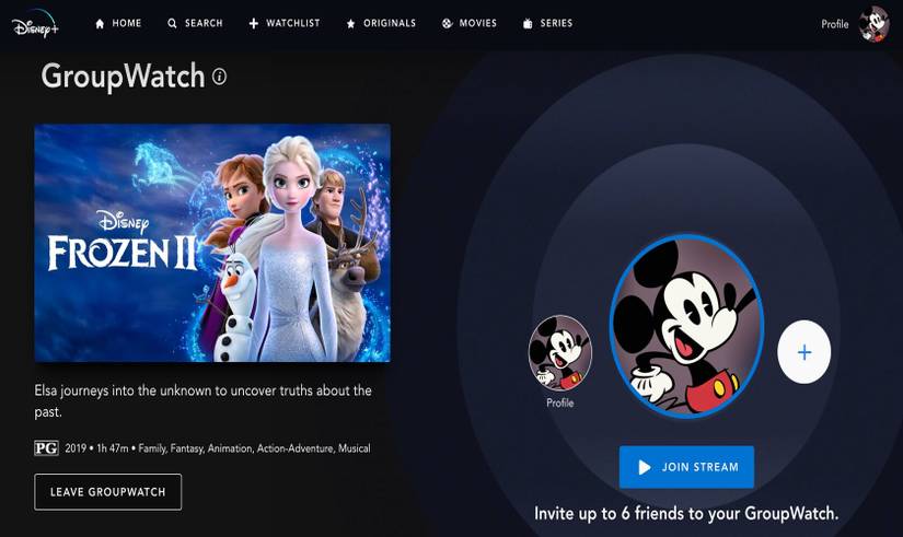 How to Host Disney+ Watch Parties Using GroupWatch