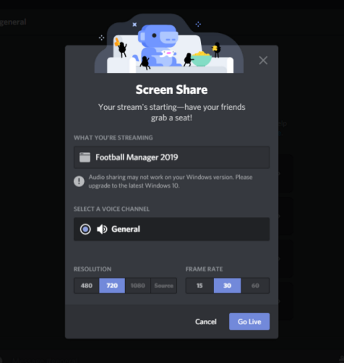 How to Stream Using Discord's Go Live Feature