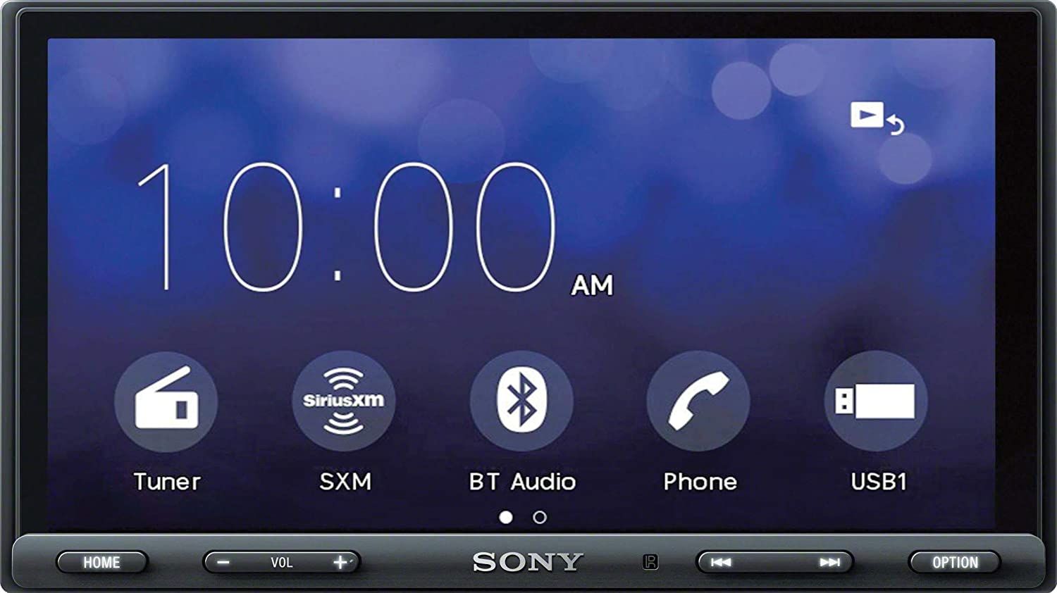 Sony XAV-AX5000 touchscreen display