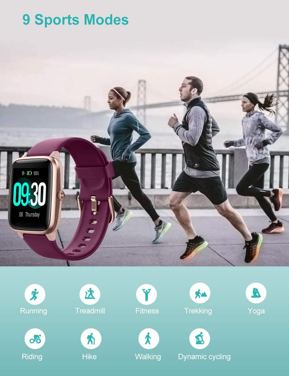 Willful Smart Watch sports tracking