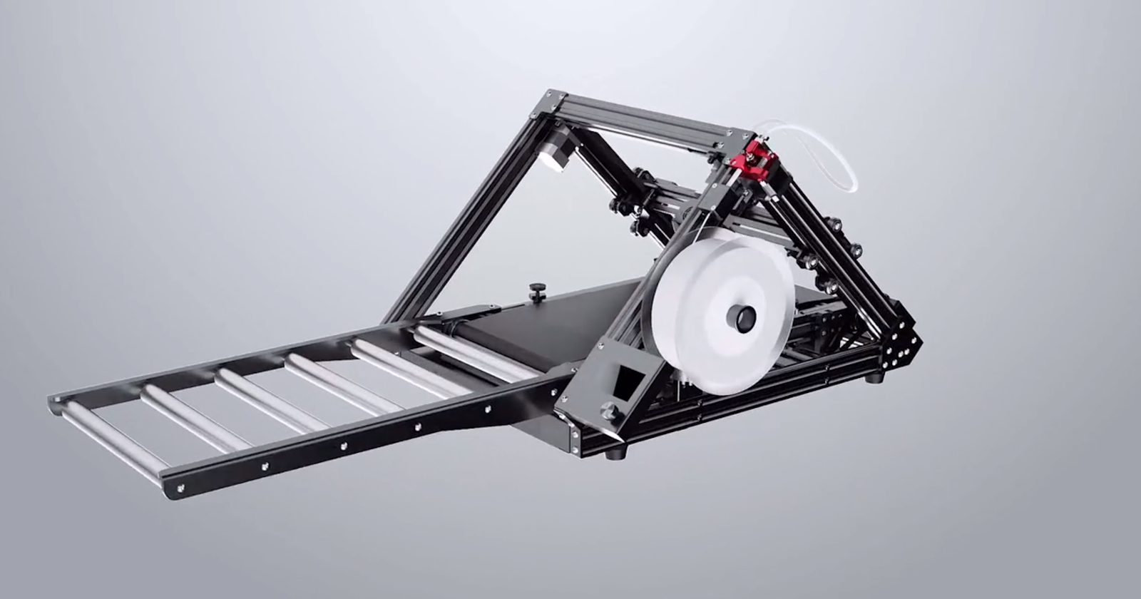 This 3D Printer Can Theoretically Print Infinitely Tall Models