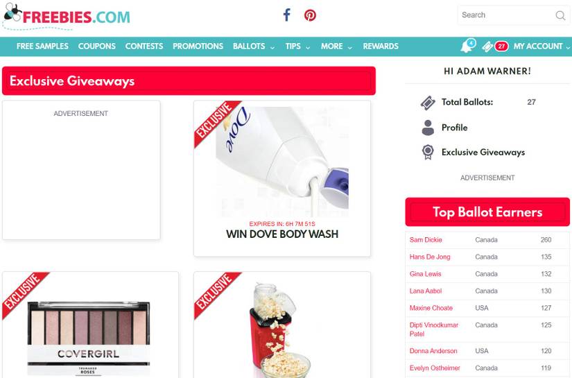 The 7 Best Websites for Scoring Free Stuff Online
