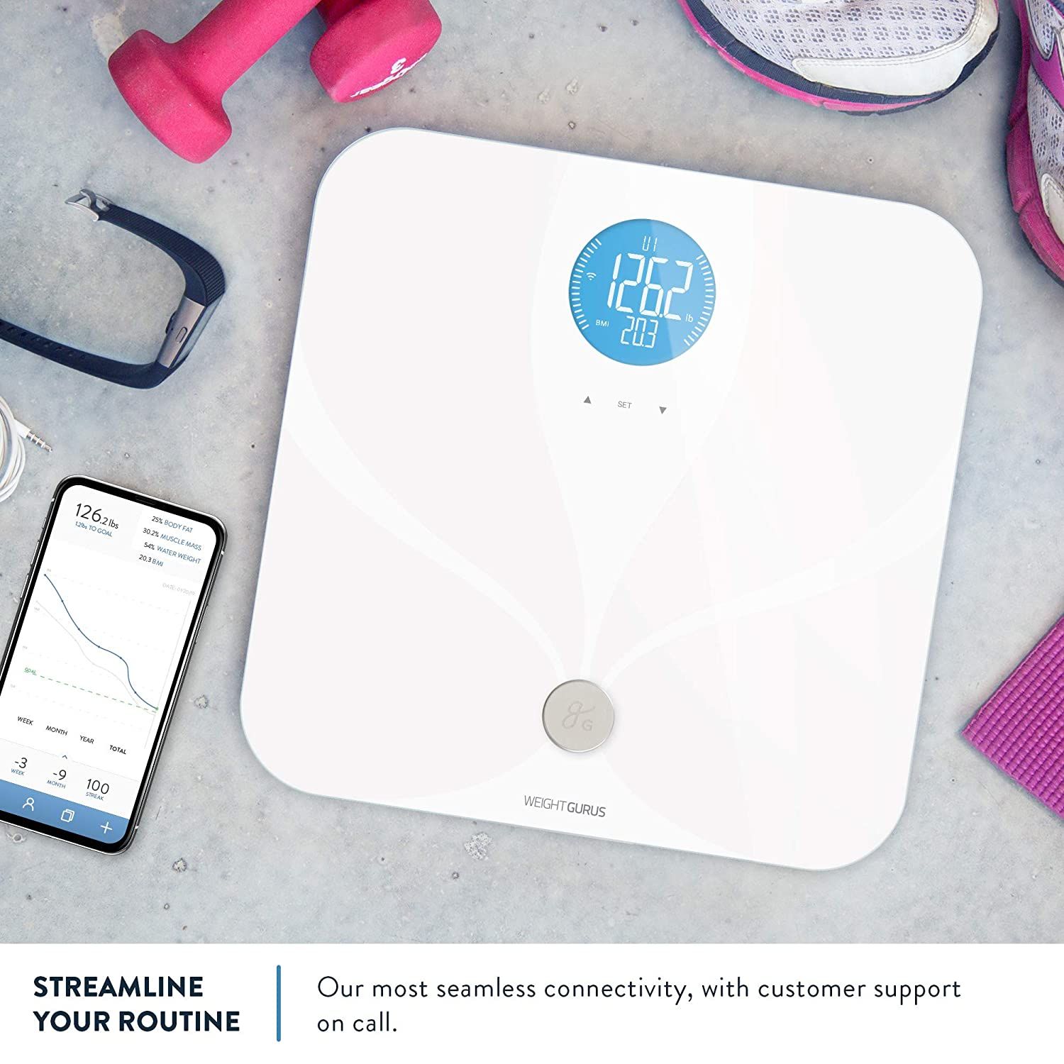 GreaterGoods Wi-Fi Connected Smart Scale 2