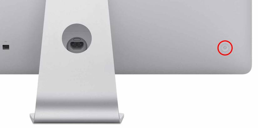 iMac power button