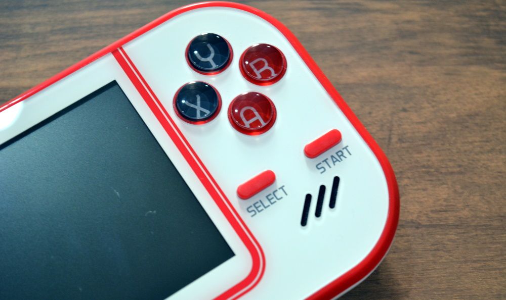 Evercade console XYAB buttons
