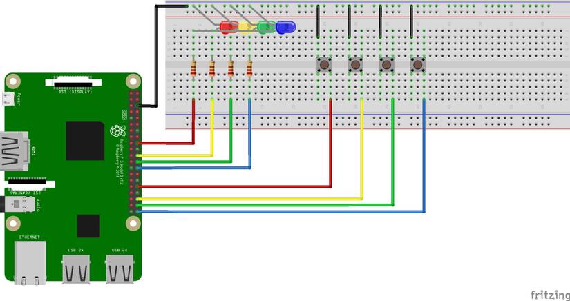 A Beginner's Guide To Raspberry Pi Breadboarding With The Game Simon