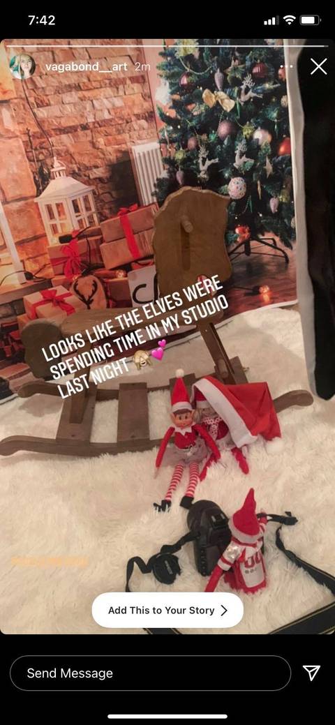 Screenshot of Instagram Story