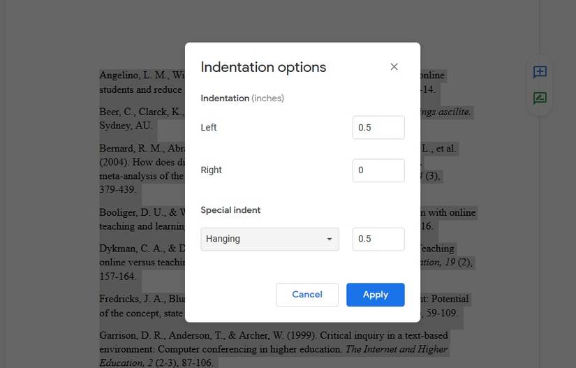 use decrease and increase indent - youtube Images High... How to Do a Hanging Indent on Google Docs