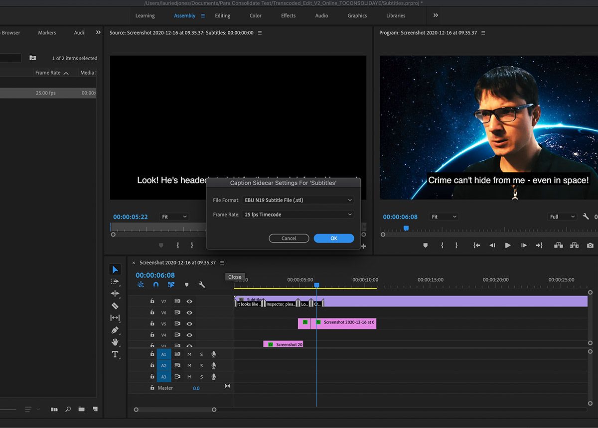 Красивые субтитры в премьере. Ease in Premiere Pro.