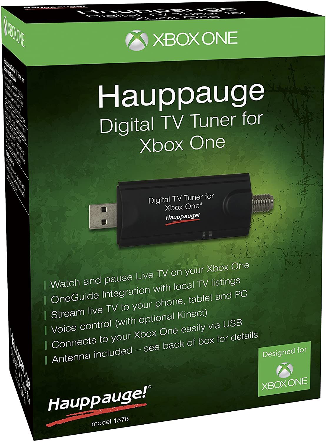 Hauppauge Digital TV Tuner for Xbox One in the box