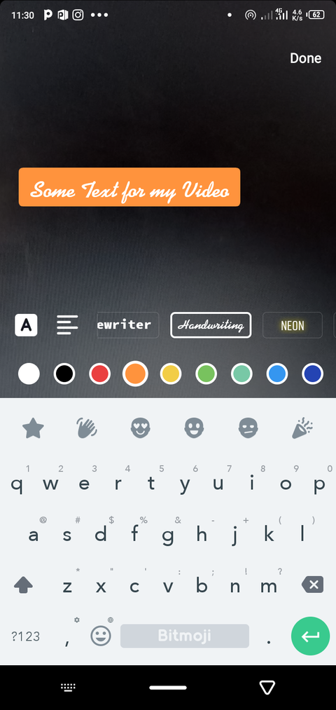 tiktok text box video