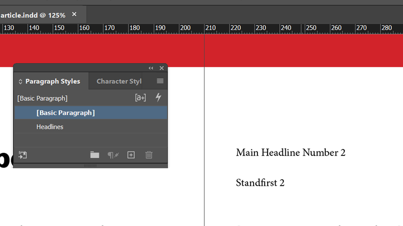 How to Use InDesign Paragraph and Character Styles