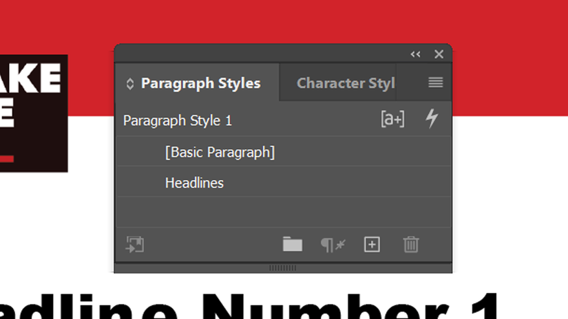 How to Use InDesign Paragraph and Character Styles