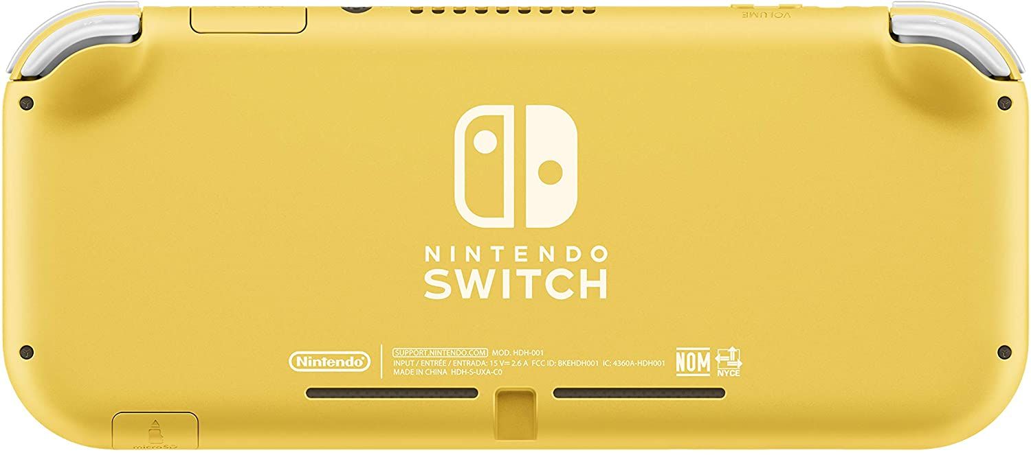 Nintendo Switch Lite console back