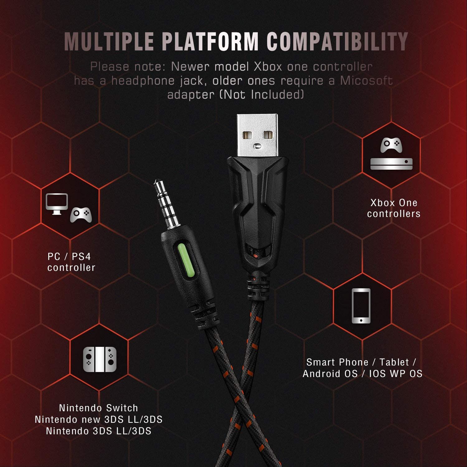 RUNMUS Gaming Headset multiplatform gaming