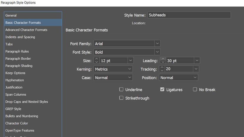 How to Use InDesign Paragraph and Character Styles