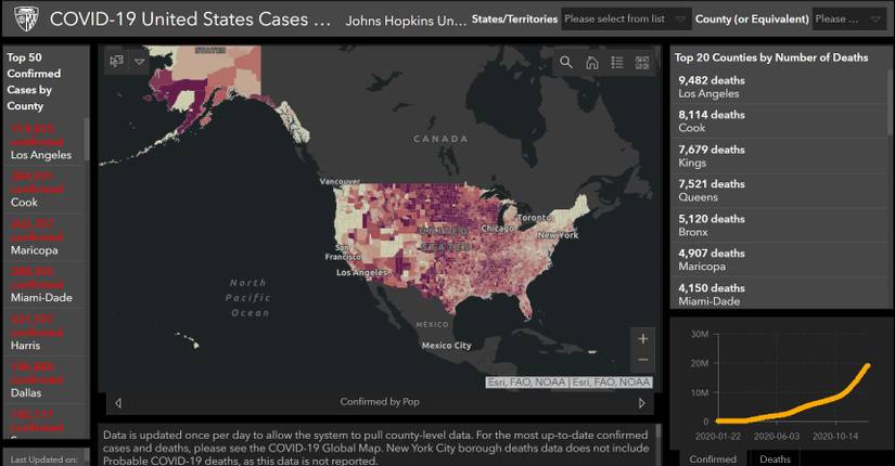 How to Use the Johns Hopkins Website to Track COVID-19 Trends