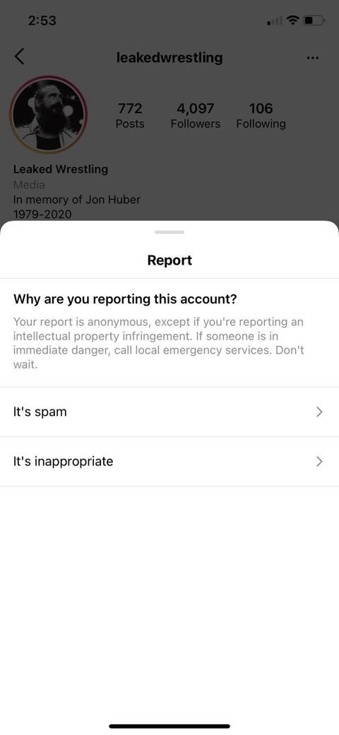 How to Report a Post or Profile on Instagram