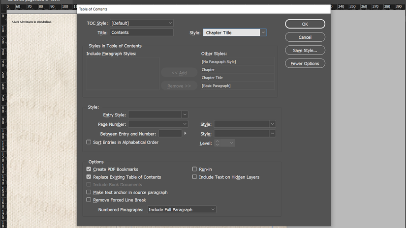 Indesign Contents View How to Build a Table of Contents in InDesign