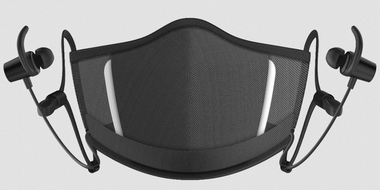 MaskFone est un masque facial N95 avec écouteurs intégrés