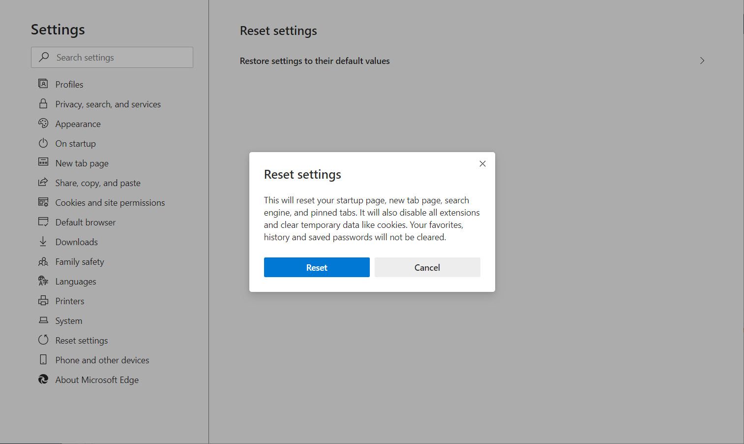 Microsoft сбои. Штрихкод «reset settings to default». Microsoft Edge мы тебя узнали. Edge://settings/passwords. Загрузить reset settings.