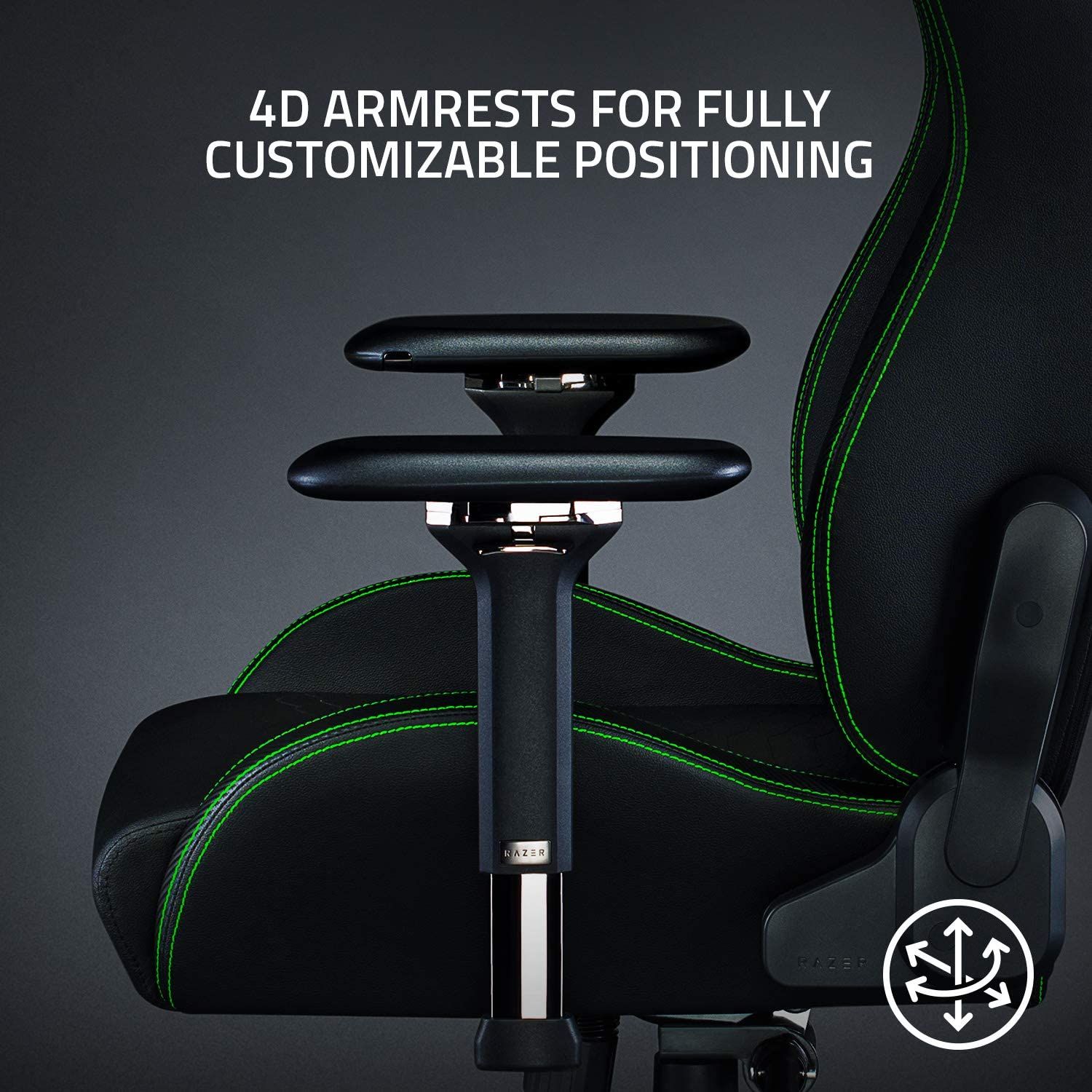 Razer Iskur Gaming Chair 4d armrest