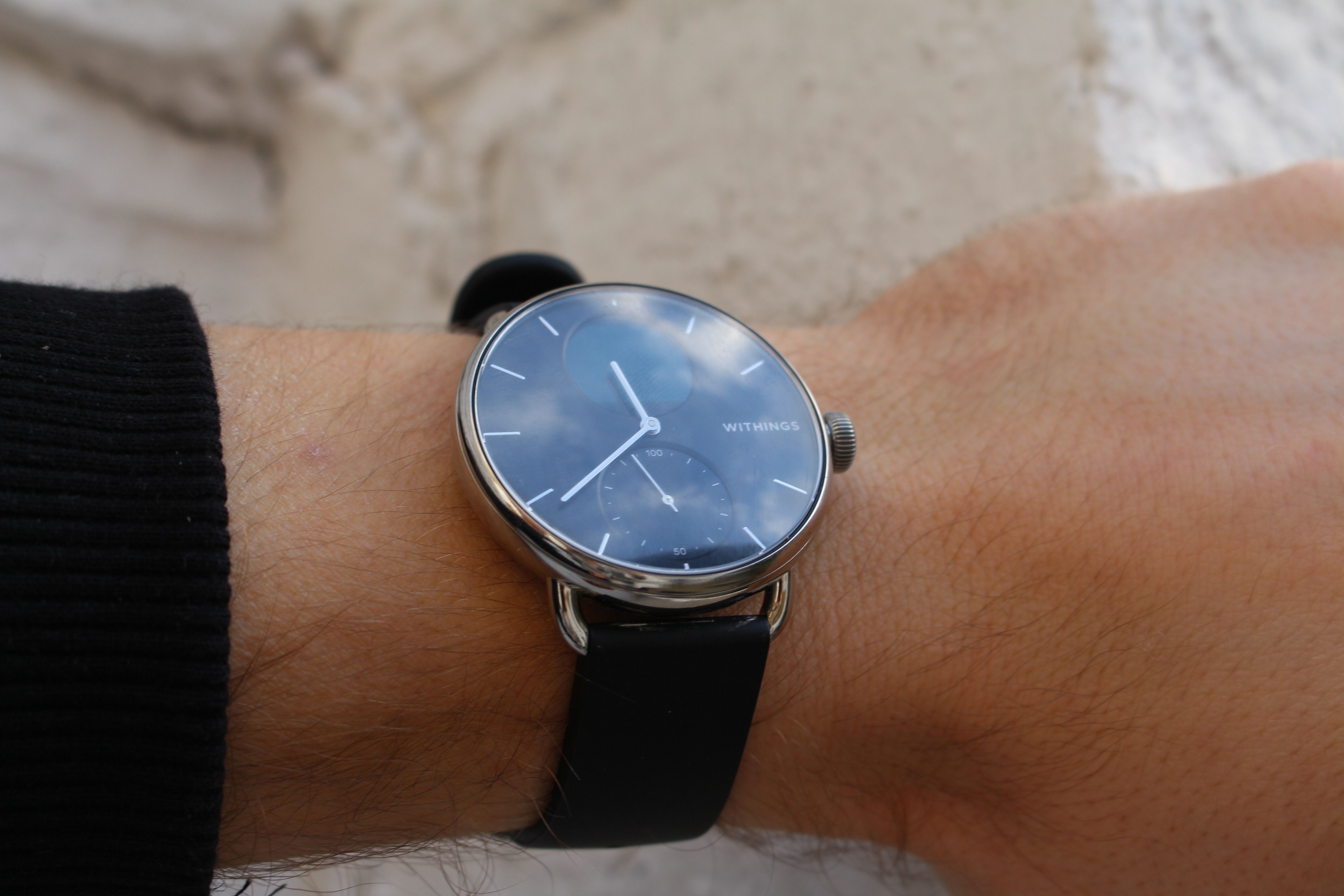 Withings ScanWatch on a wrist