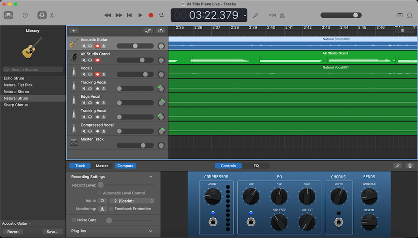 How to Use Garageband on Mac to Record Multiple Live Tracks at Once