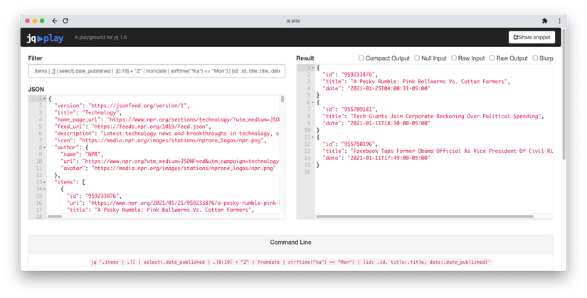 Transform JSON and Make It Readable With jq
