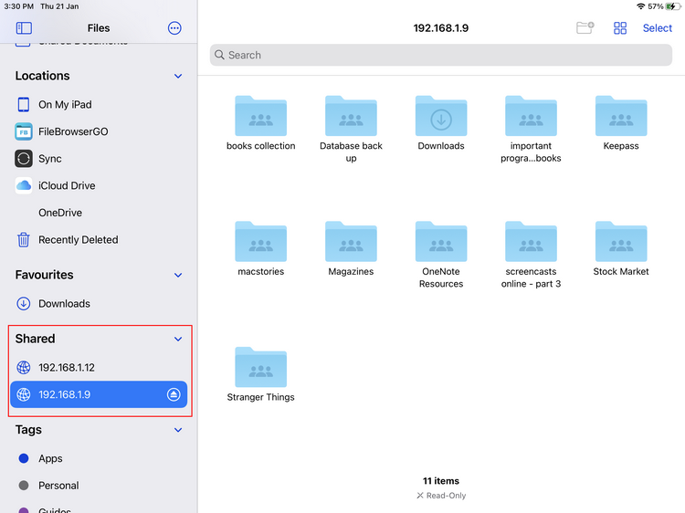How to Use an iPad to Access Windows or Mac Files With a Server Message ...