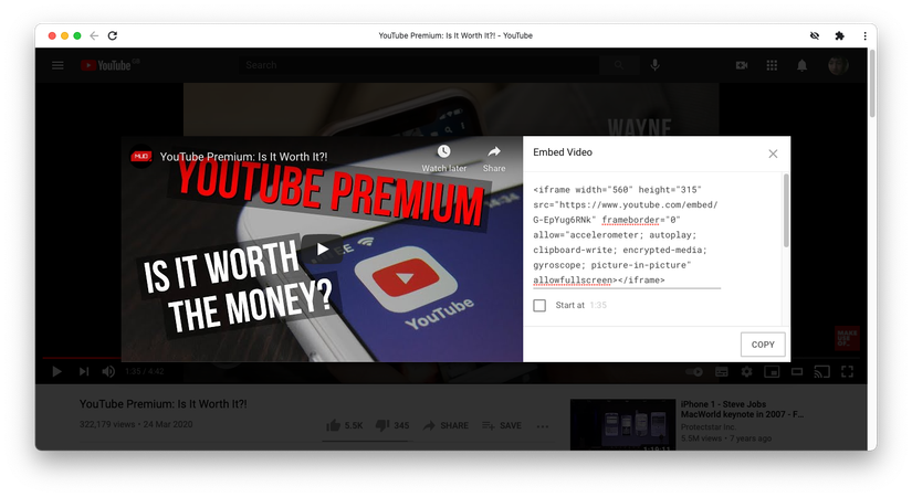 How to Embed a YouTube Video