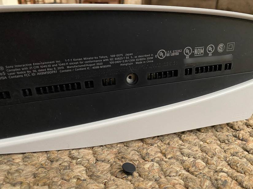 PS5 Base Stopper Plug