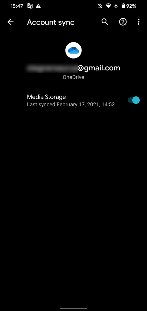 Android Change Account Sync Options