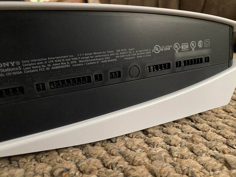 PS5 Plugged Screw Hole