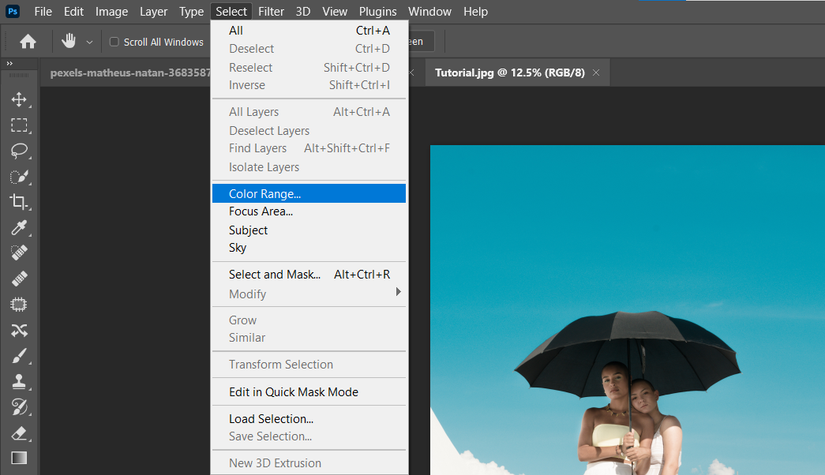 How to Select All of the Same Color in Photoshop