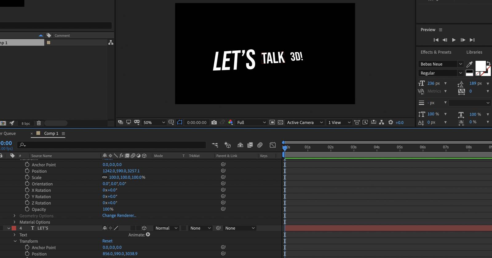 Enter the Third Dimension: Working With 3D Workflows in Adobe After Effects