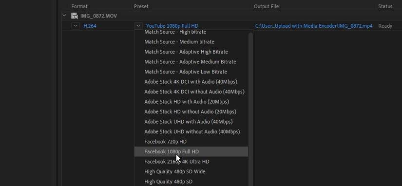 How to Upload Your Videos to Social Media Using Adobe Media Encoder