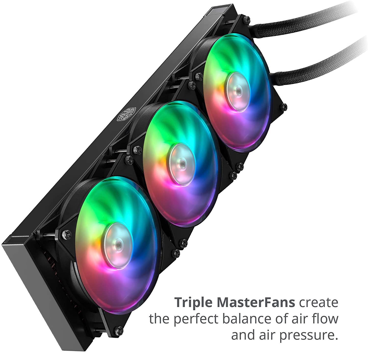 Cooler Master MasterLiquid ML360R triple fans