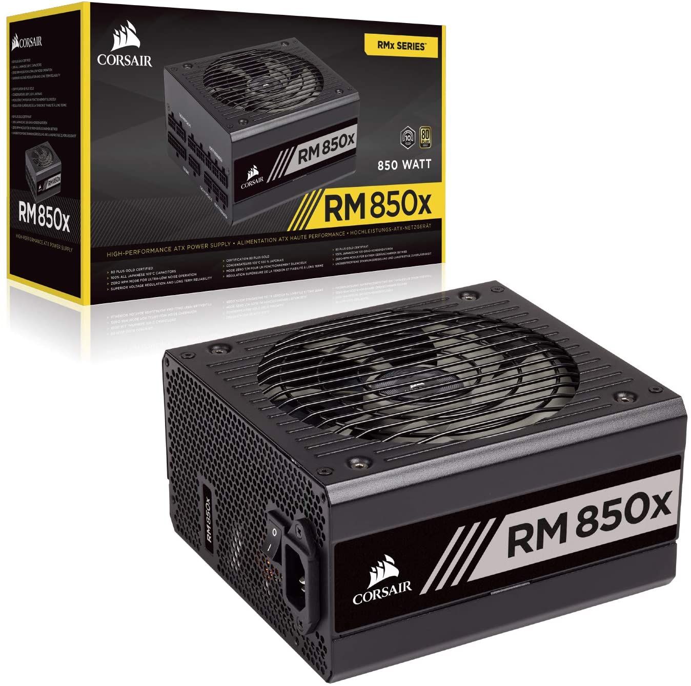 Corsair RM850x box