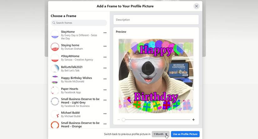 How to Create and Use Facebook Frames