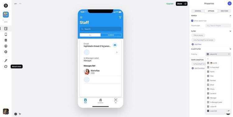 How to Turn a Spreadsheet Into an Android or iOS App