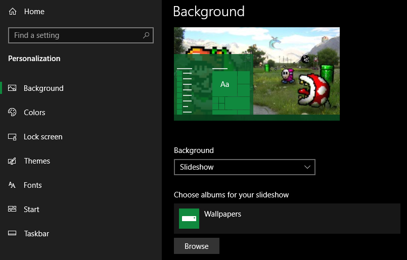 Set To Background How to Set Up a Wallpaper Slideshow in Windows 10