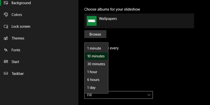 Windows Slideshow Background How to Set Up a Wallpaper Slideshow in Windows 10