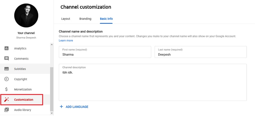 How to Change Your YouTube Channel Name