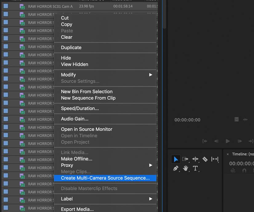 Multiple Photo Sequence How to Create Multi-Camera Sequences in Adobe Premiere Pro