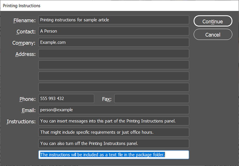 How to Package Files in Adobe InDesign