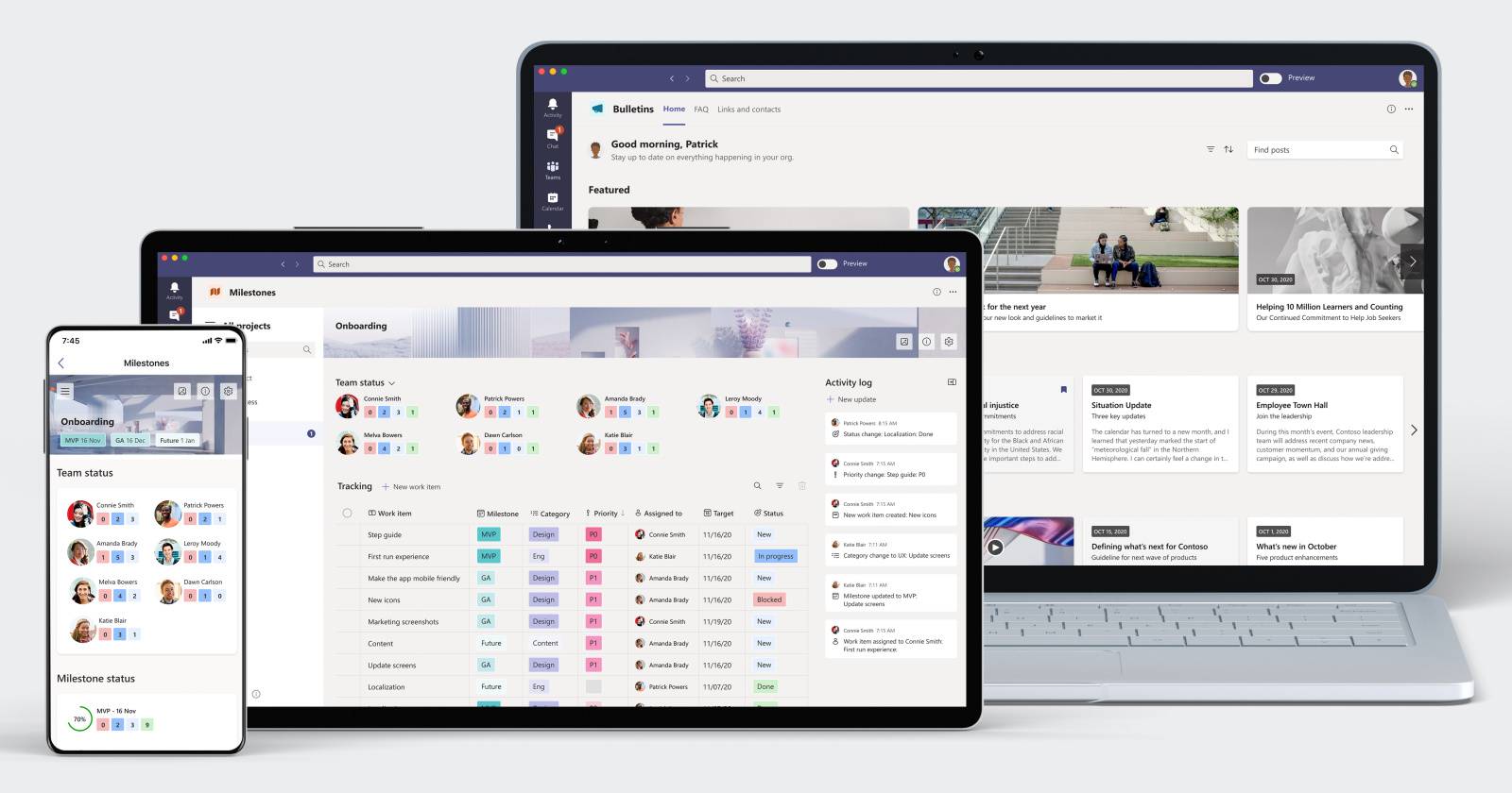 Microsoft Teams Recieves Two New Productivity and Tracking Apps